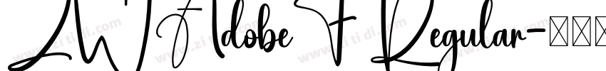 ZWAdobeF Regular字体转换